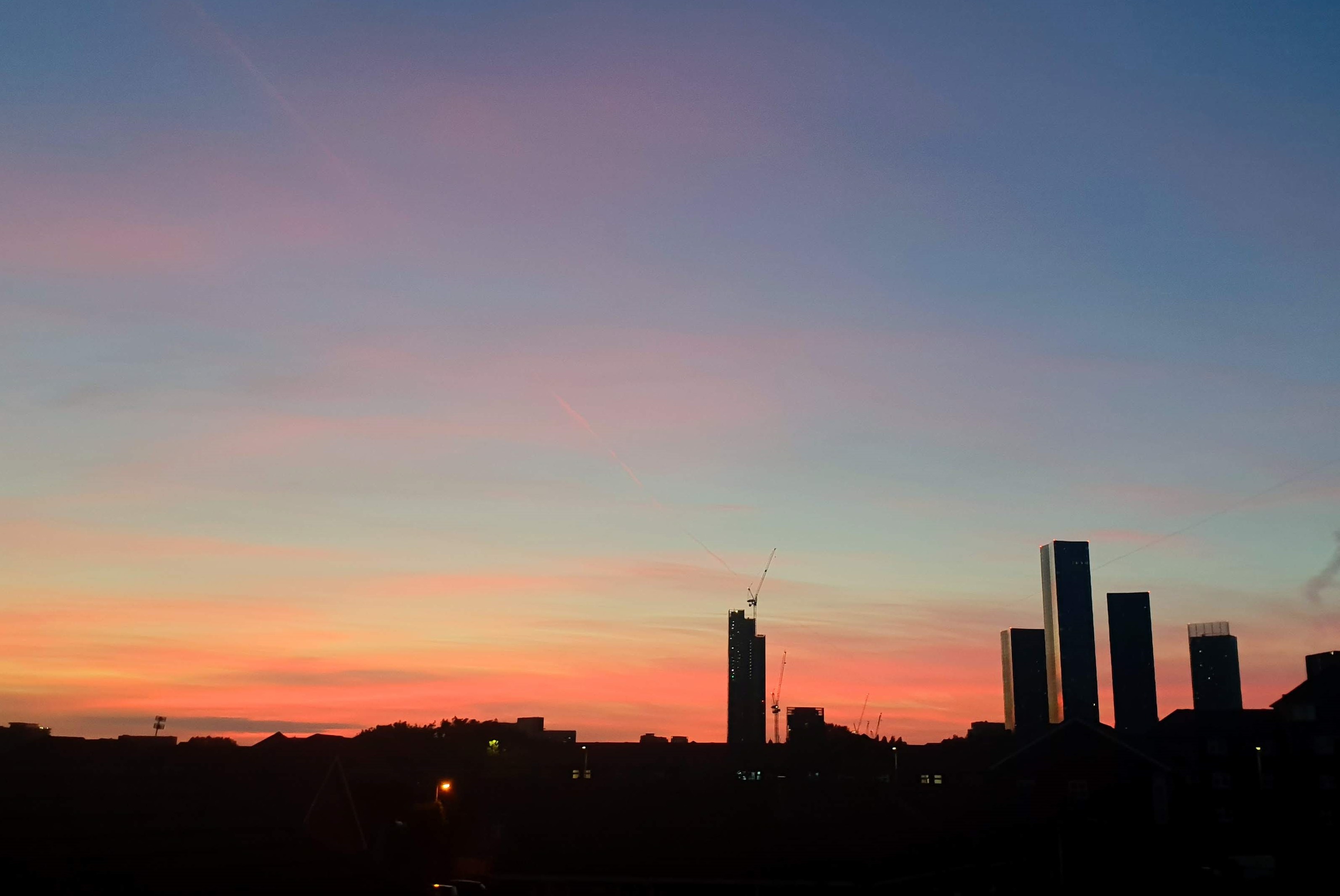 Manchester at Dusk